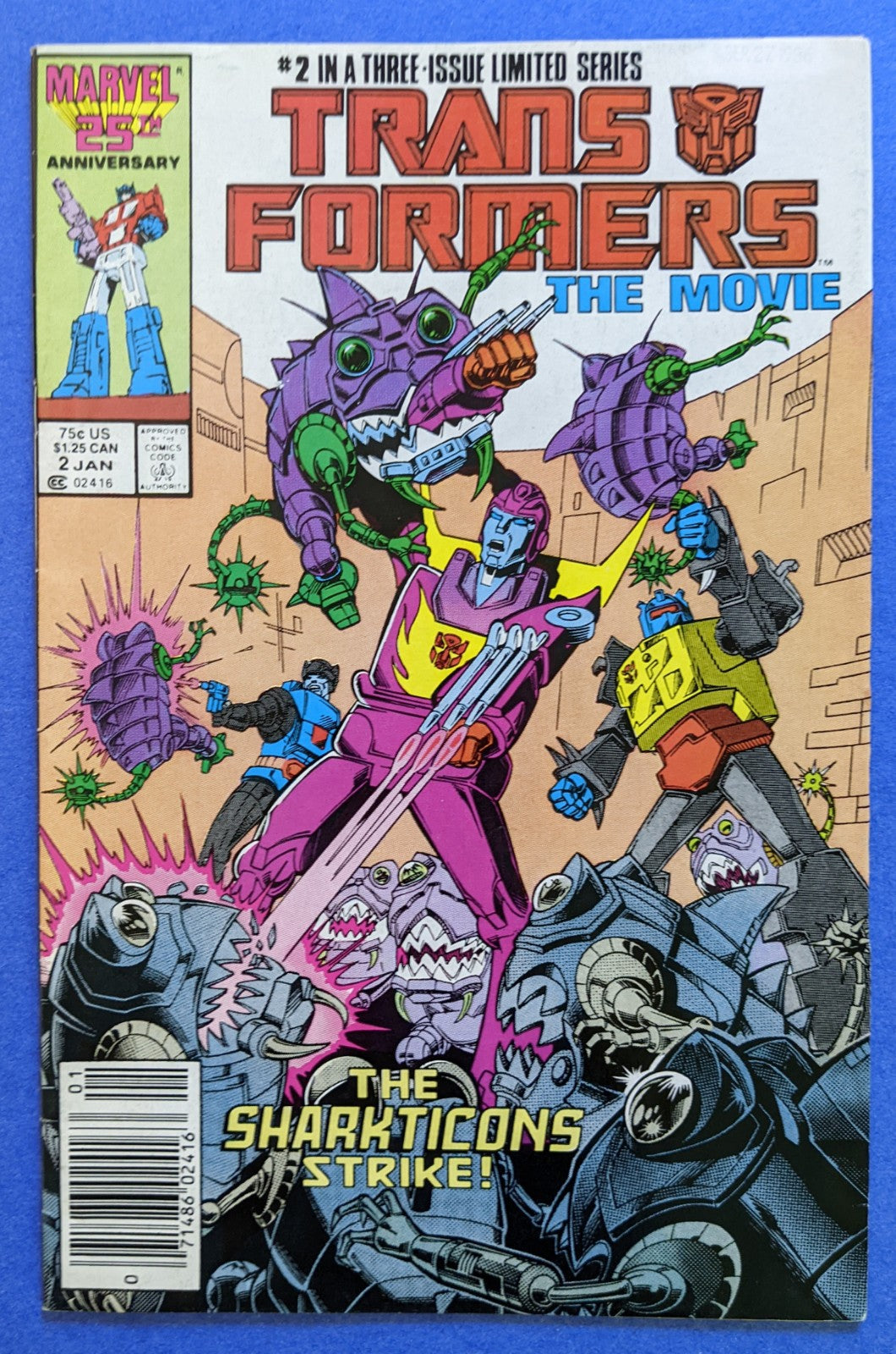 1986 Marvel Comics - Transformers The Movie #2