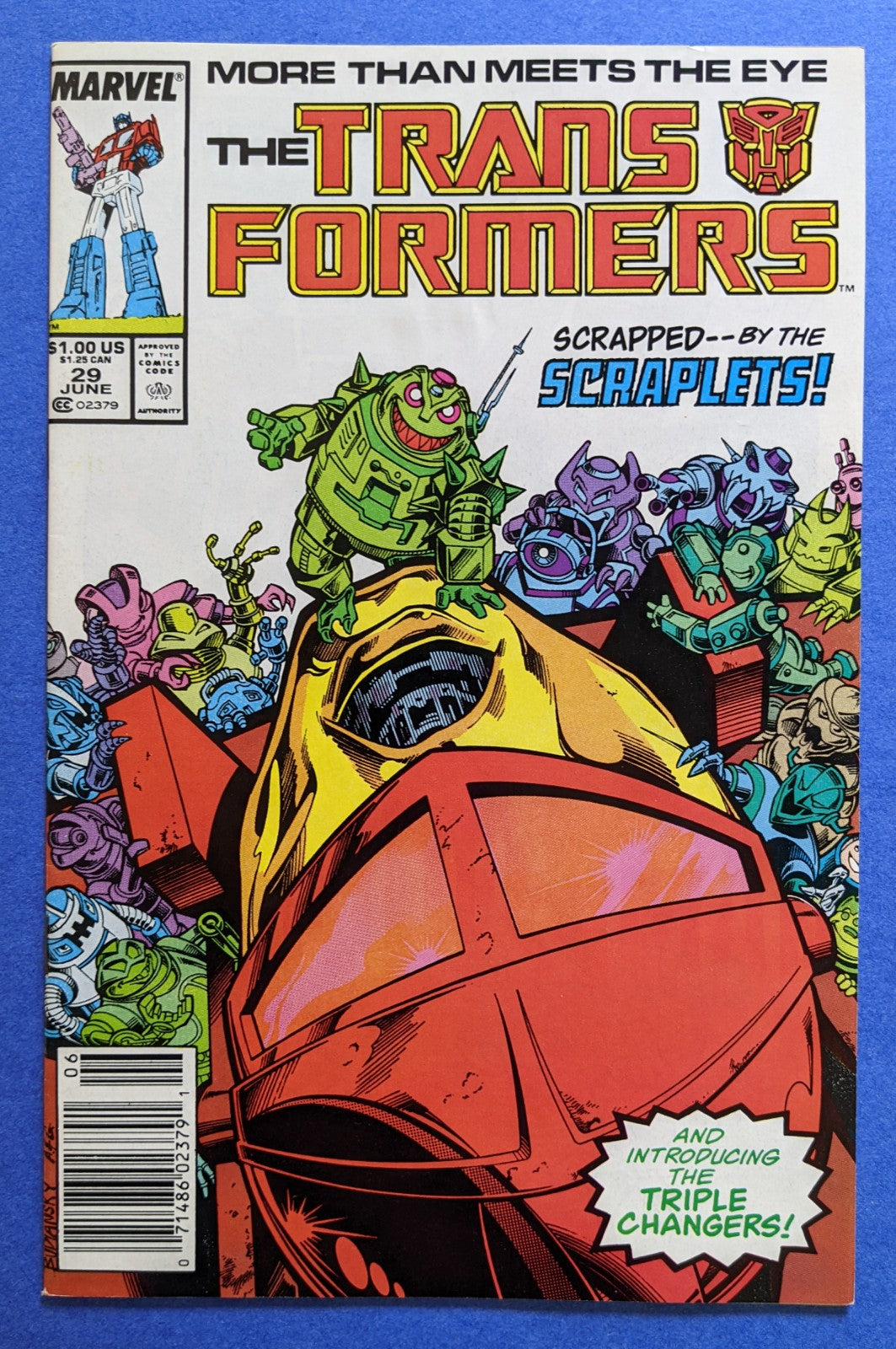 1987 Marvel Comics - The Transformers #29