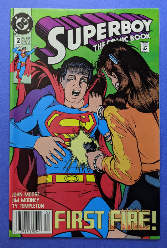 1990 DC Comics - Superboy #2