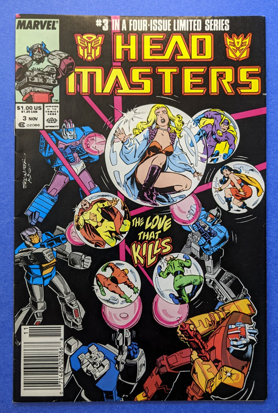 1987 Marvel Comics - Head Masters #3