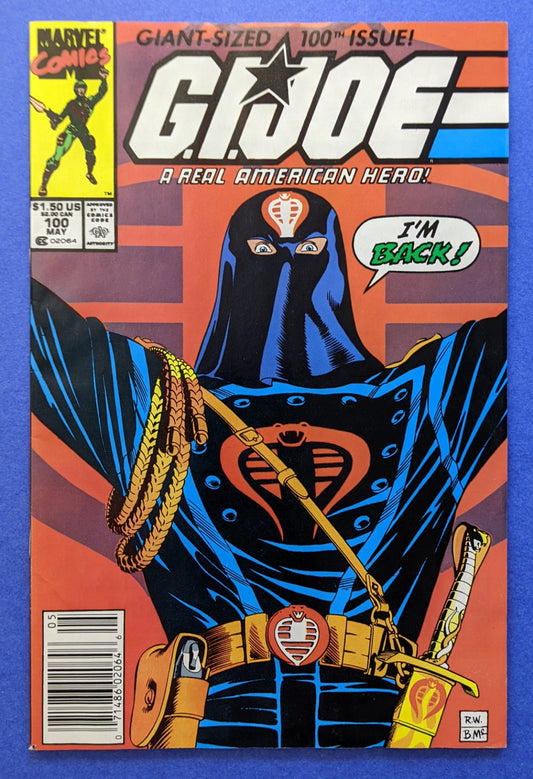 1990 Marvel Comics - G.I. Joe A Real American Hero #100