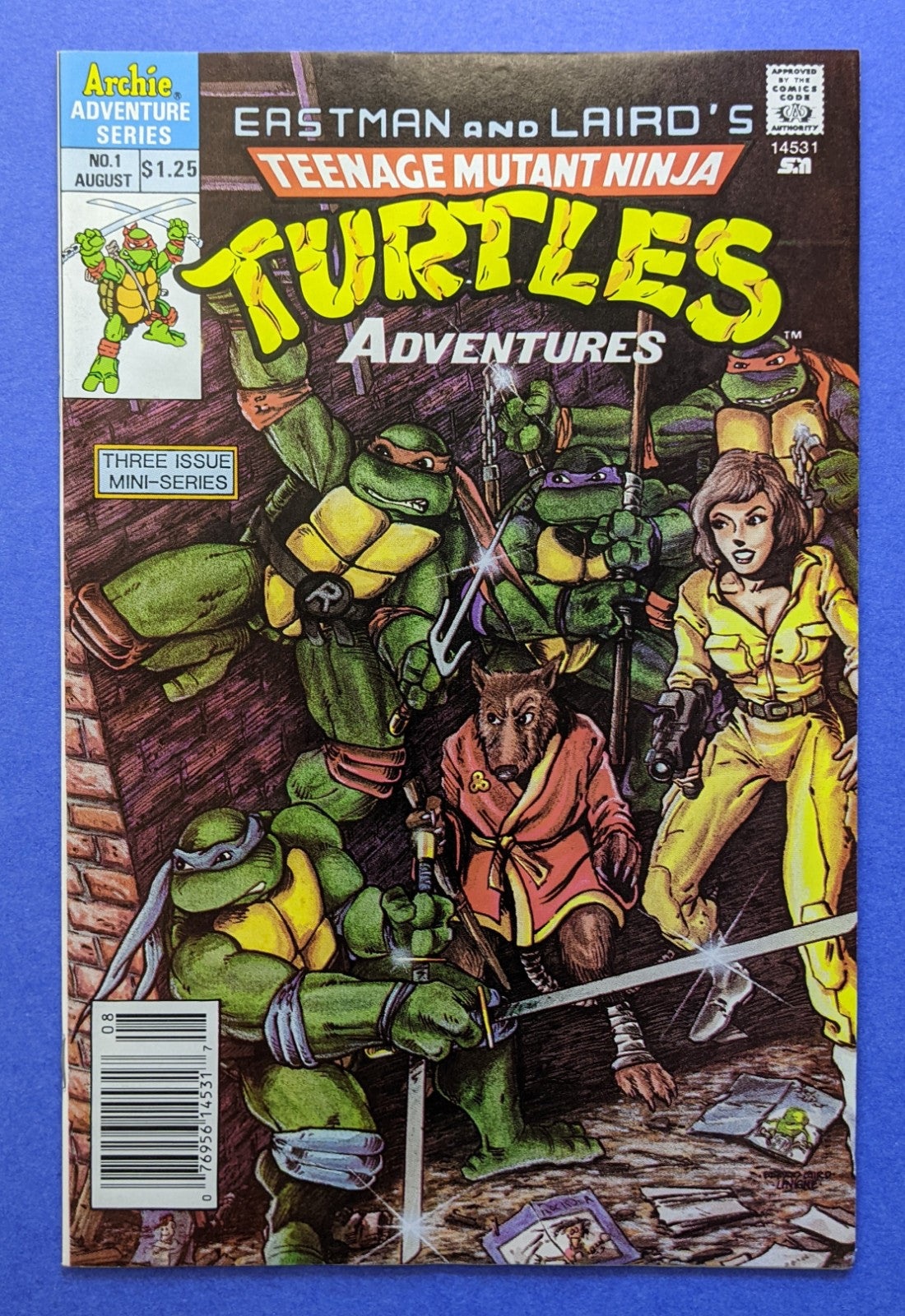 1988 Archie Comics - Teenage Mutant Ninja Turtles Adventures #1