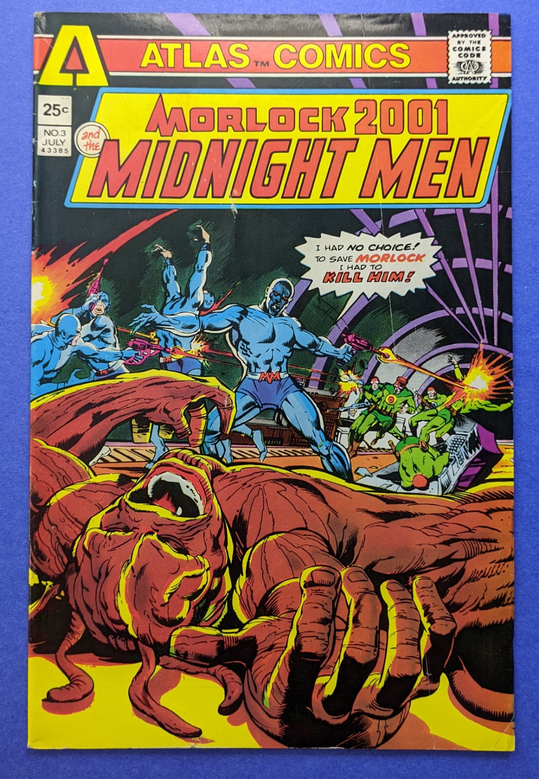 1975 Atlas Comics - Morlock 2001 And The Midnight Men #3