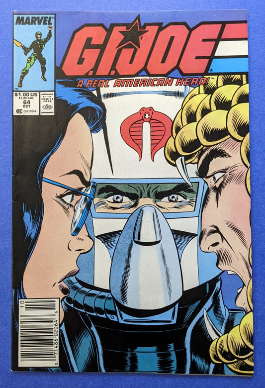 1987 Marvel Comics - G.I. Joe A Real American Hero #64