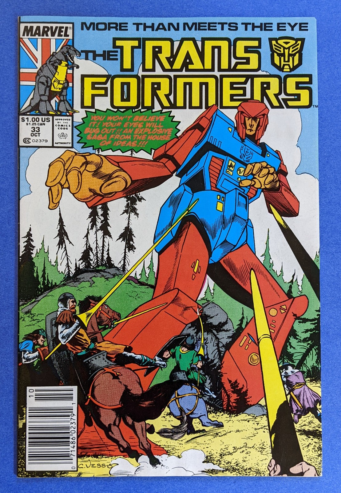 1987 Marvel Comics - The Transformers #33