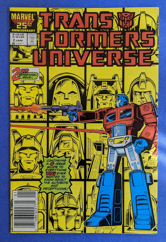 1987 Marvel Comics - Transformers Universe #2