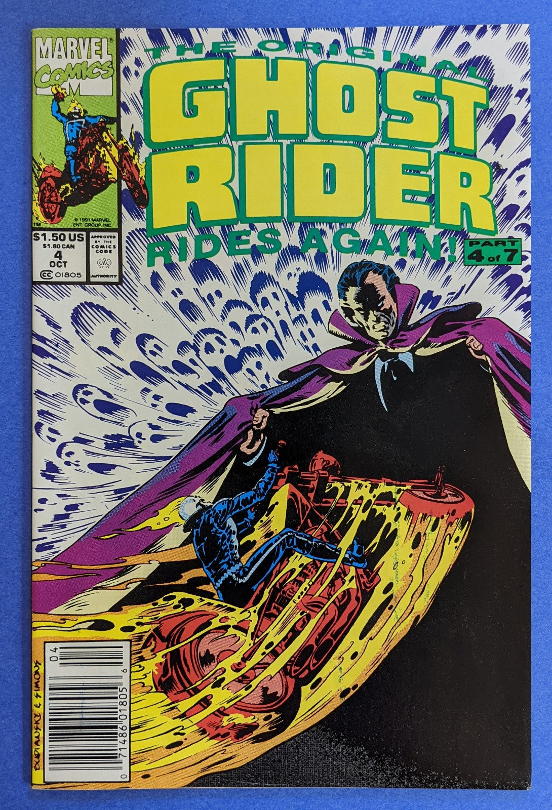 1991 Marvel Comics - The Original Ghost Rider Rides Again #4