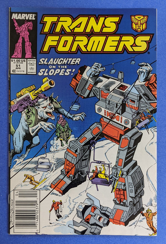 1989 Marvel Comics - The Transformers #51