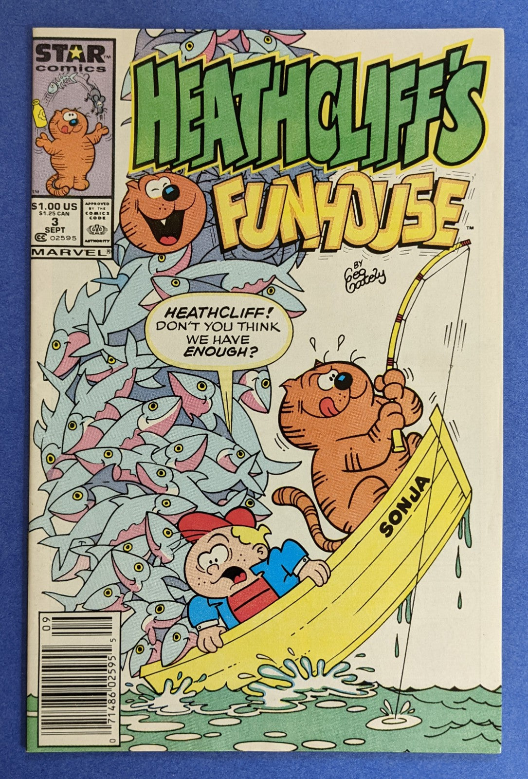 1987 Marvel/Star Comics - Heathcliff's Funhouse #3