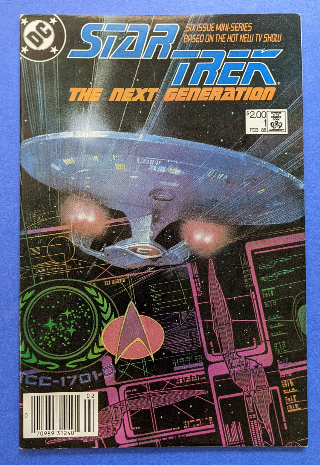 1988 DC Comics - Star Trek The Next Generation #1