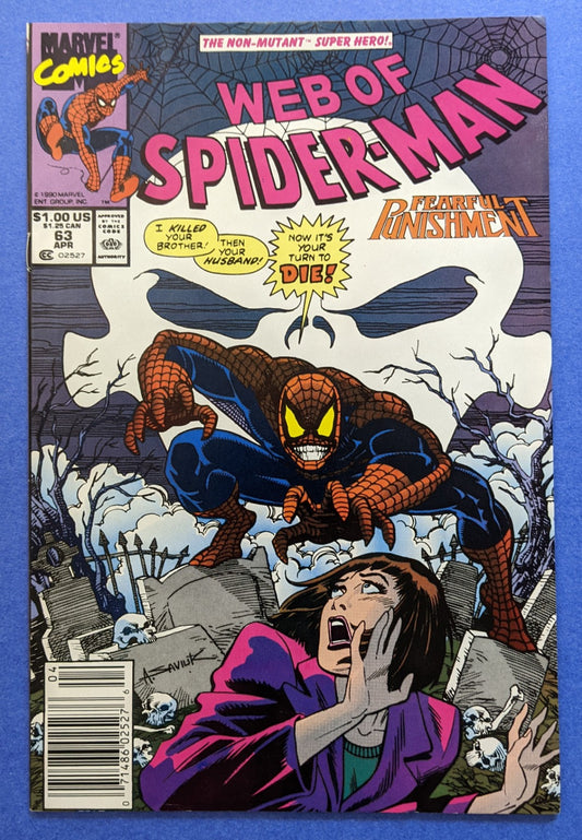 1990 Marvel Comics - Web Of Spider-Man #63