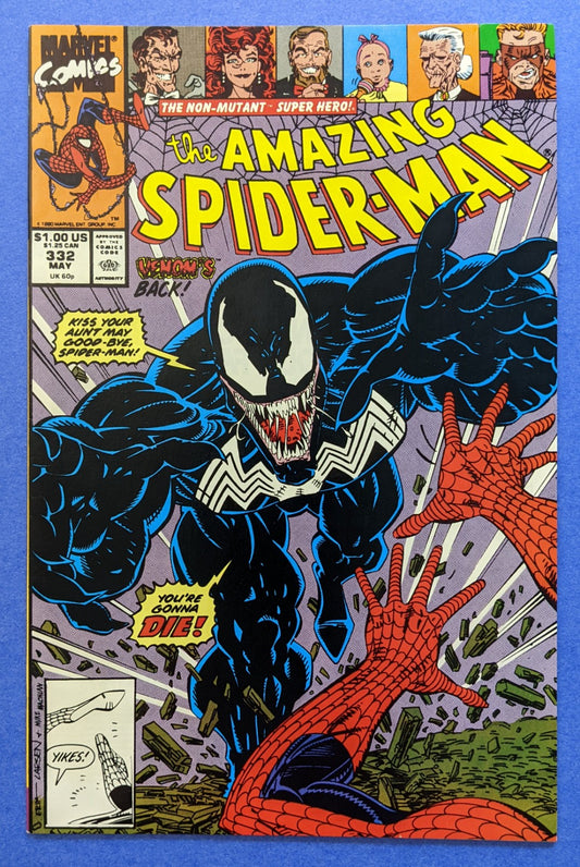 1990 Marvel Comics - The Amazing Spider-Man #332