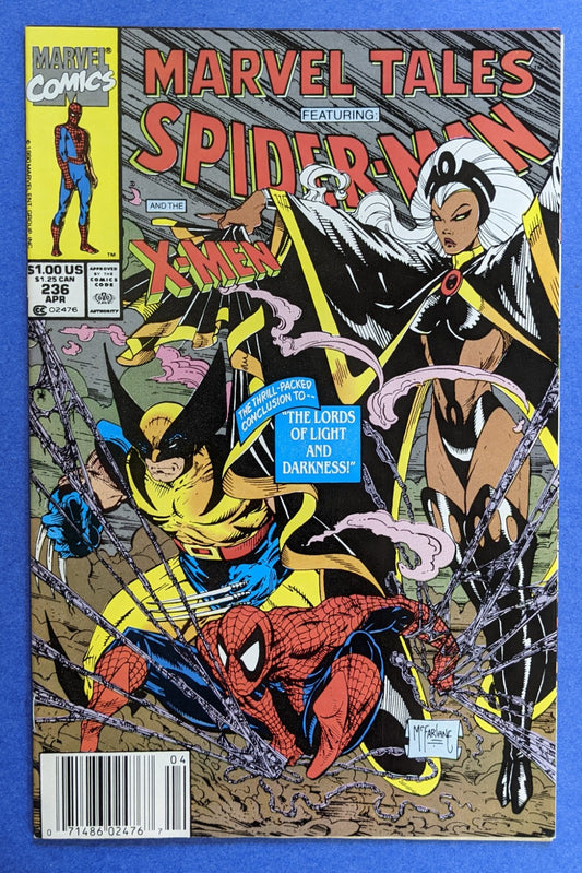 1990 Marvel Comics - Marvel Tales Featuring Spider-Man and The X-Men #236