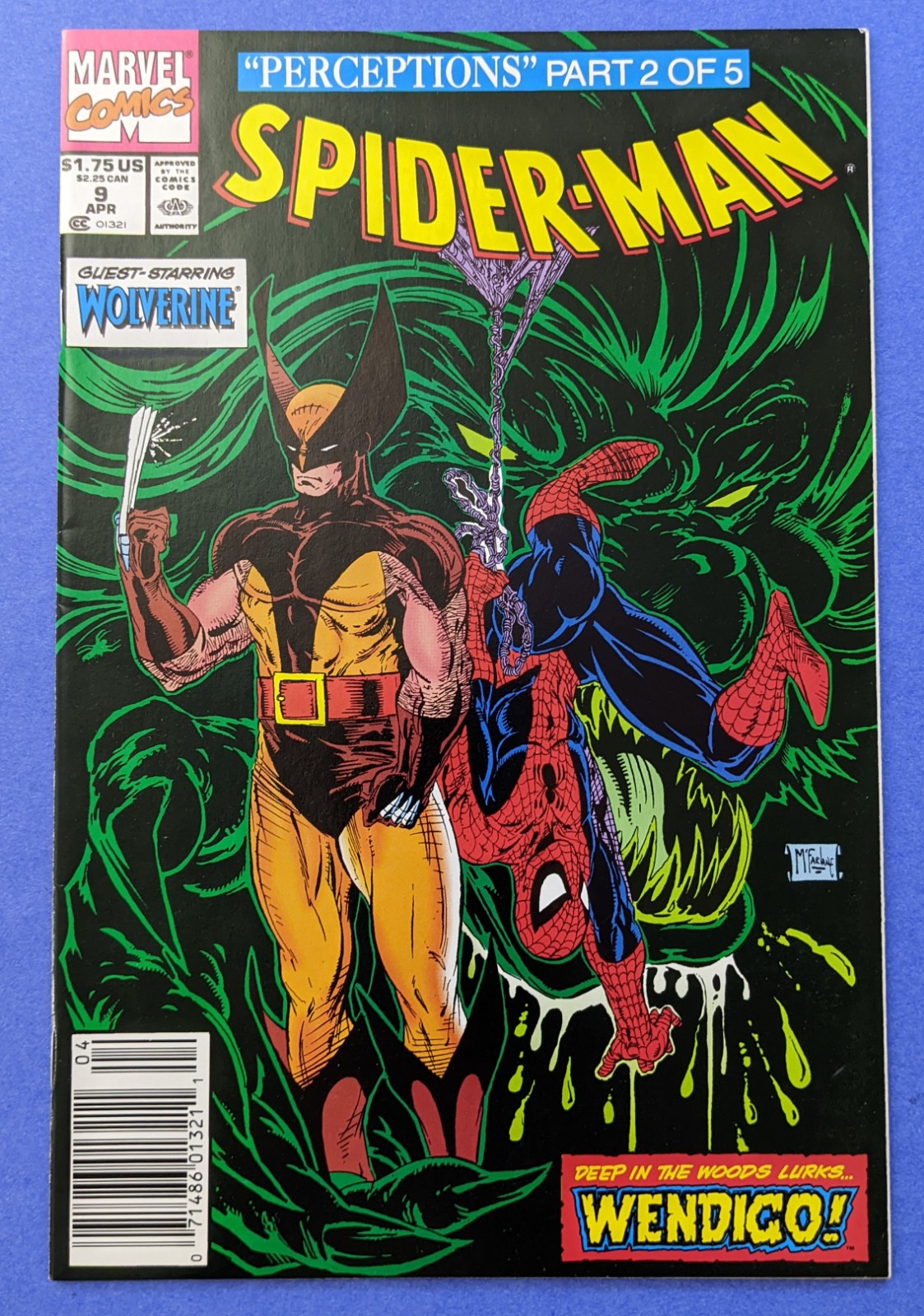 1991 Marvel Comics - Spider-Man "Perceptions" #9