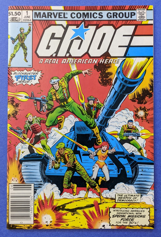 1982 Marvel Comics - G.I. Joe A Real American Hero #1