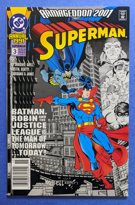 1991 DC Comics - Superman Annual #3