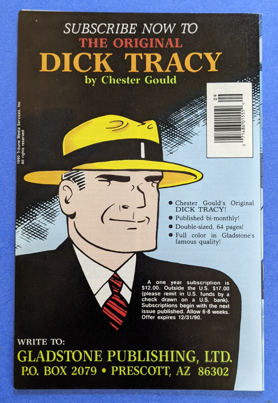 1990 Gladstone Comics - The Original Dick Tracy #1