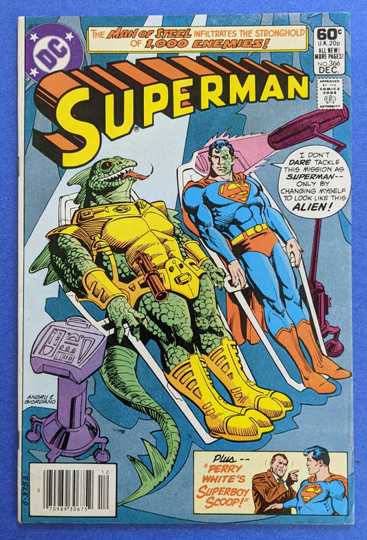 1981 DC Comics - Superman #366