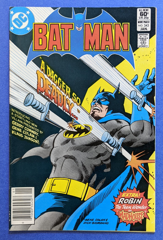 1982 DC Comics - Batman #343