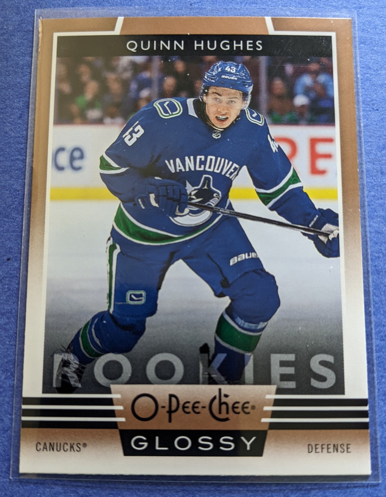 2019-20 O-Pee-Chee Glossy Rookies - Quinn Hughes RC #R-10