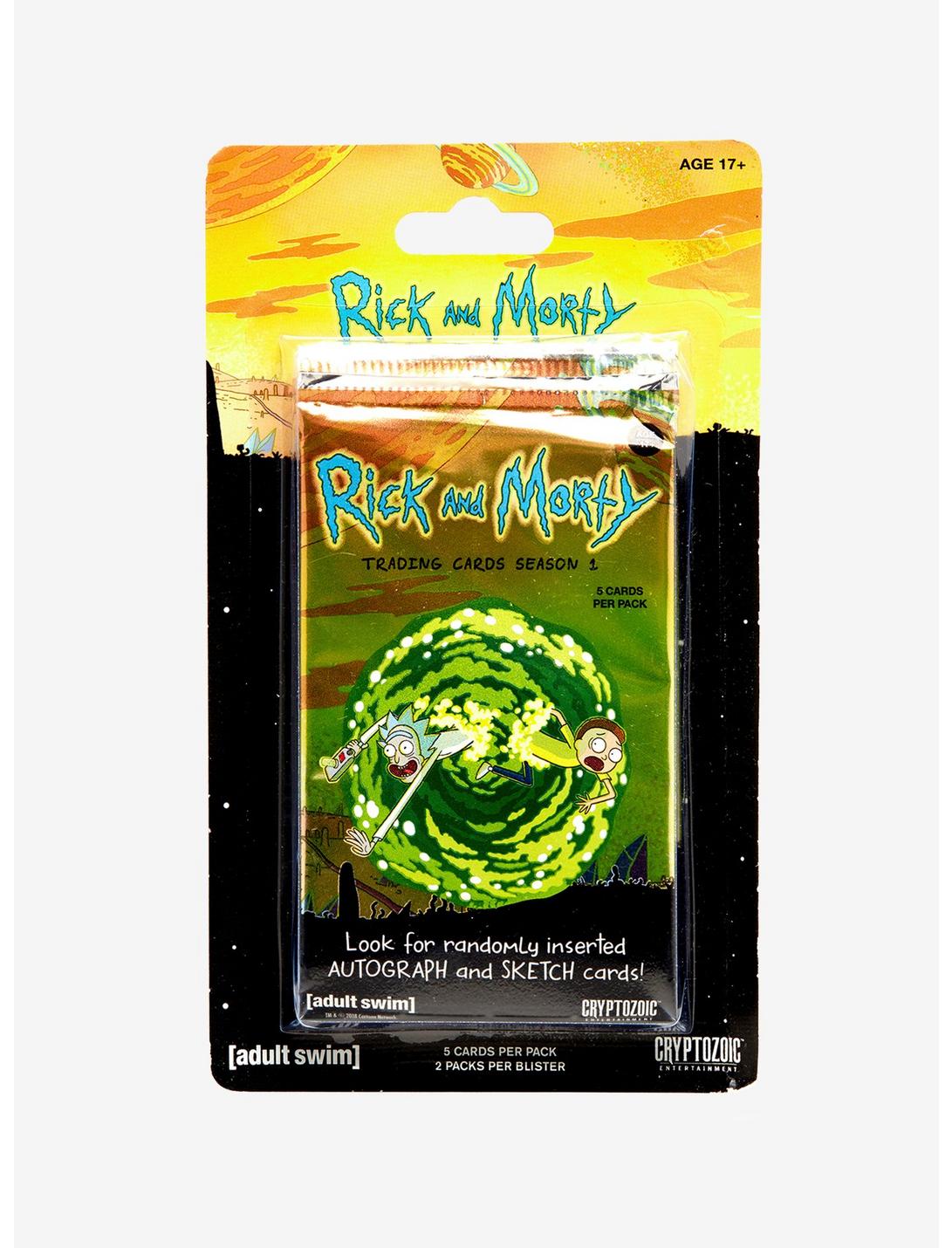 2018 Cryptozoic Rick & Morty Season 1 Blister Pack