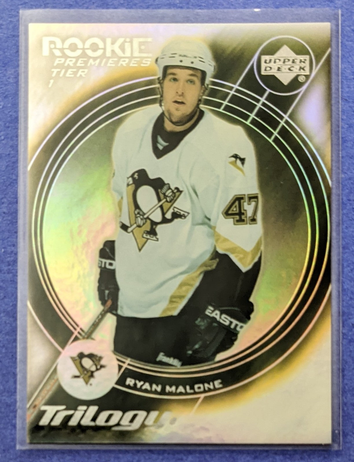 2003-04 Upper Deck Trilogy Rookie Premieres - Ryan Malone RC #164 (711/999)