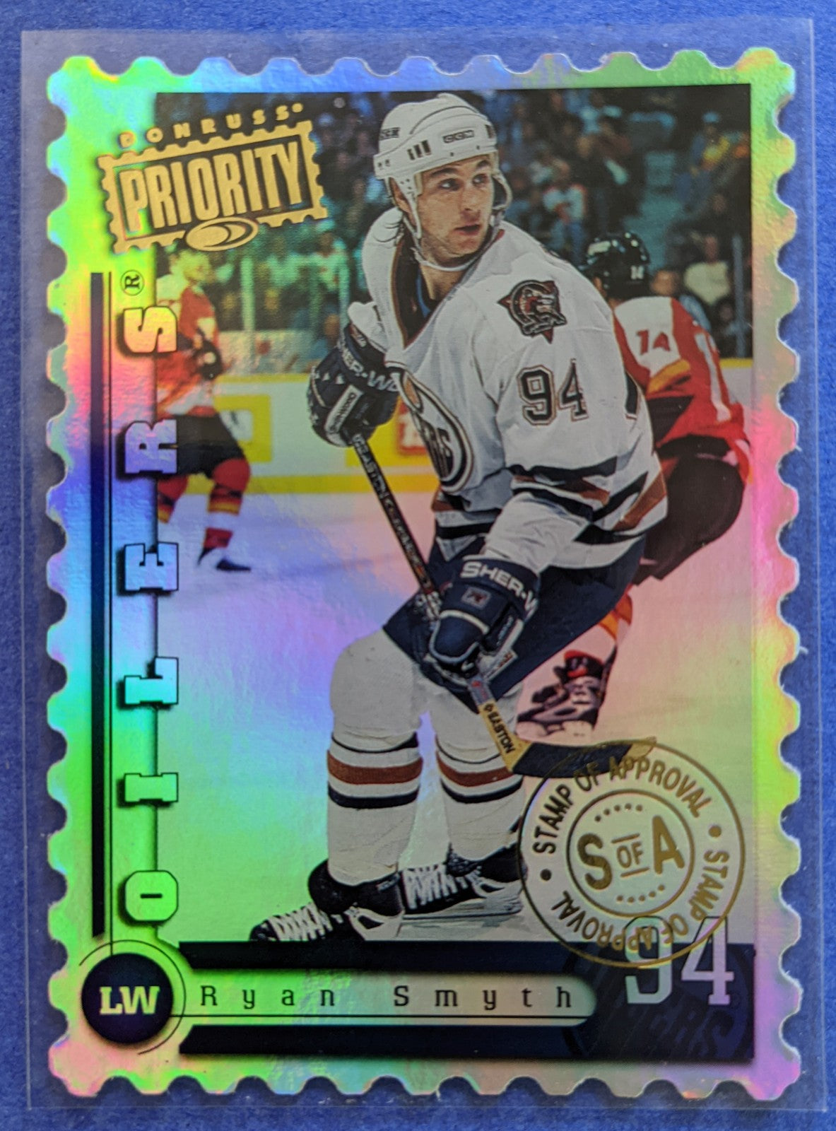 1997-98 Donruss Priority Stamp of Approval - Ryan Smyth #24 (032/100)