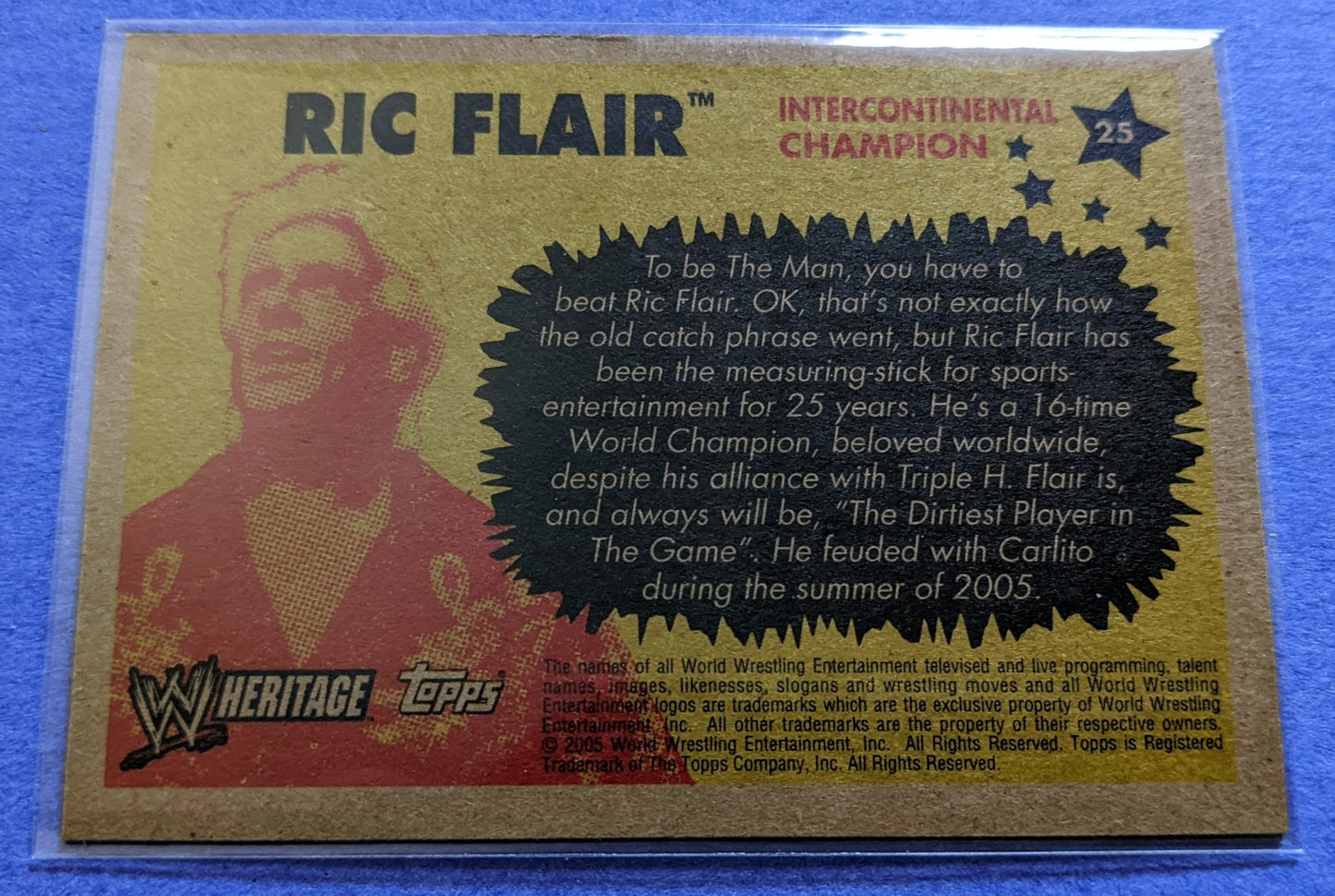 2005 Topps WWE Heritage - Ric Flair #25