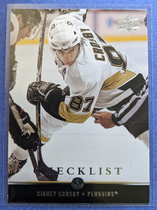 2008-09 Upper Deck - Checklist #200 (Sidney Crosby)