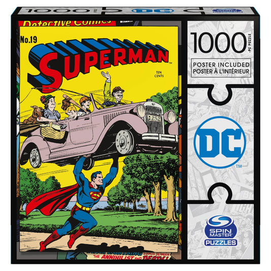 Spinmaster DC 1000-Piece Jigsaw Puzzle - Superman #19 Comic Book Art