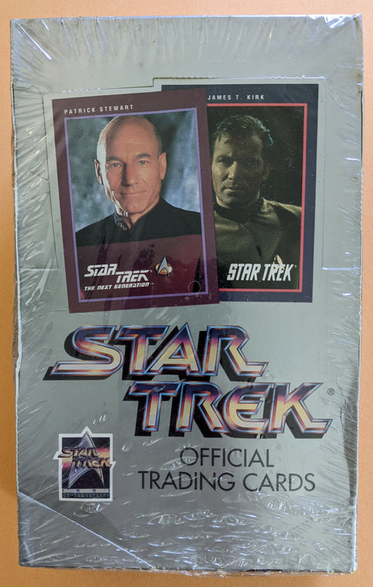 1991 Impel Star Trek Official Trading Cards Series 1 (Vintage) - Sealed Box (36 packs)