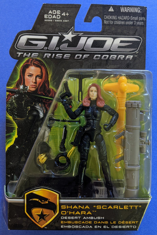 2009 Hasbro G.I. Joe The Rise Of Cobra (Vintage) - Shana "Scarlett" O'Hara