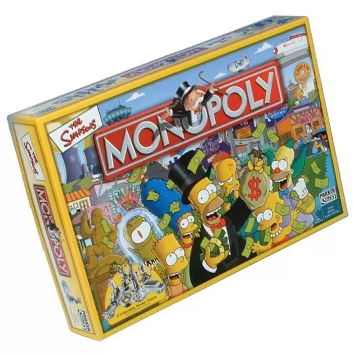 2004 Hasbro The Simpsons Monopoly Board Game (Vintage)