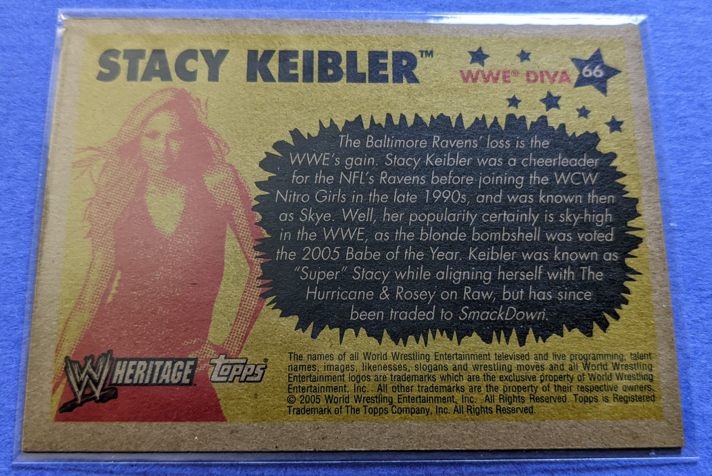 2005 Topps WWE Heritage Divas - Stacy Keibler #66