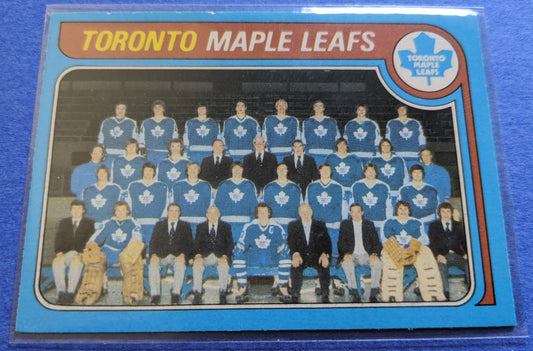 1979 O-Pee-Chee - Toronto Maple Leafs Team Checklist #258