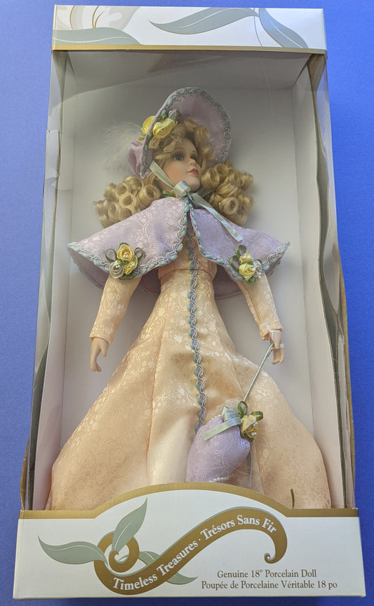 Timeless Treasures Genuine 18"  Porcelain Doll (Unopened)