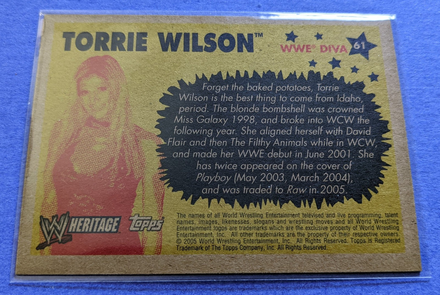 2005 Topps WWE Heritage Divas - Torrie Wilson #61