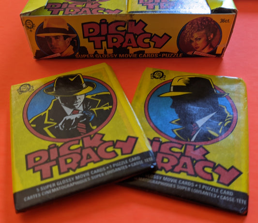 1990 O-Pee-Chee Dick Tracy Trading Cards (Vintage) - Unopened Wax Pack