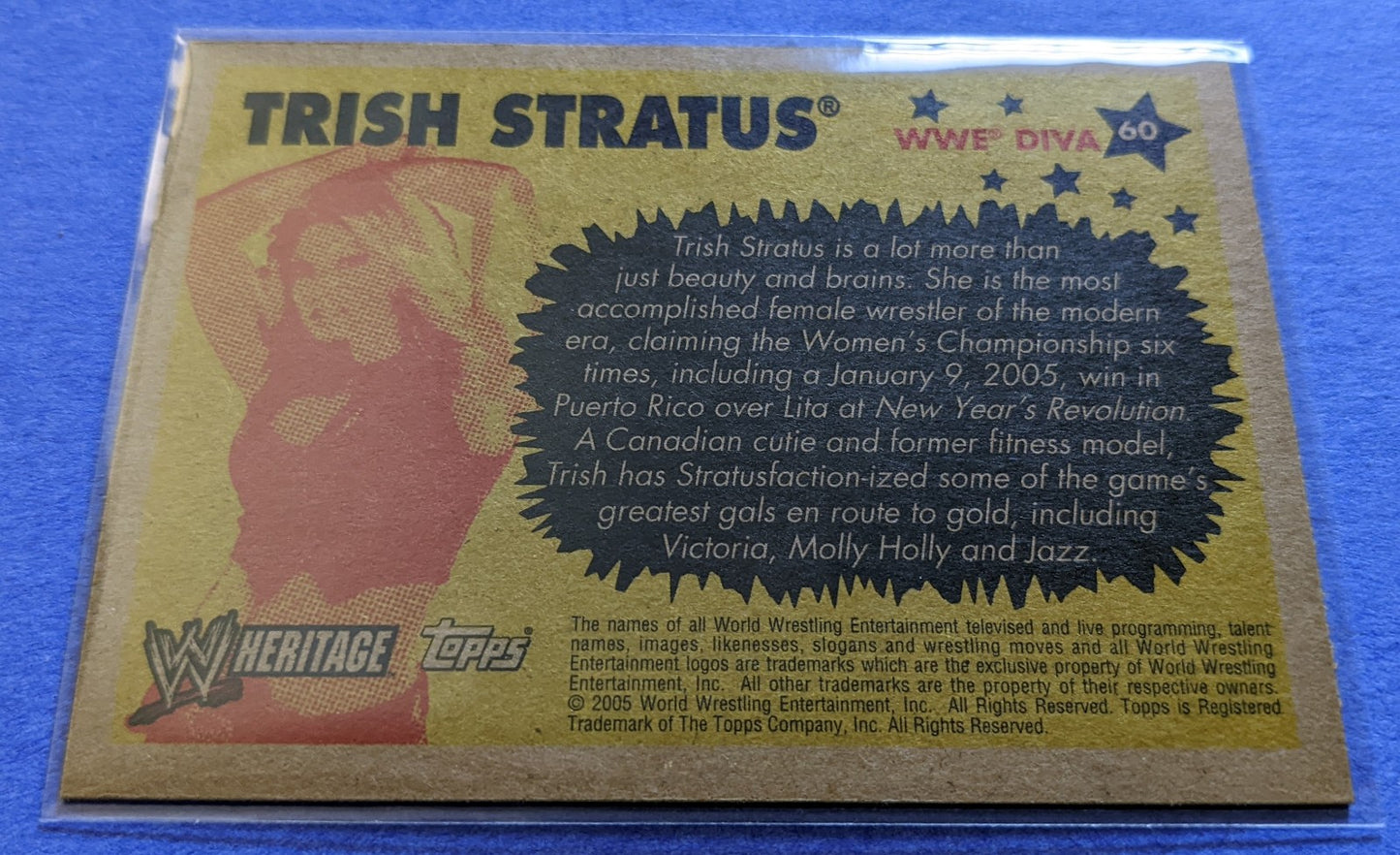 2005 Topps WWE Heritage Divas - Trish Stratus #60