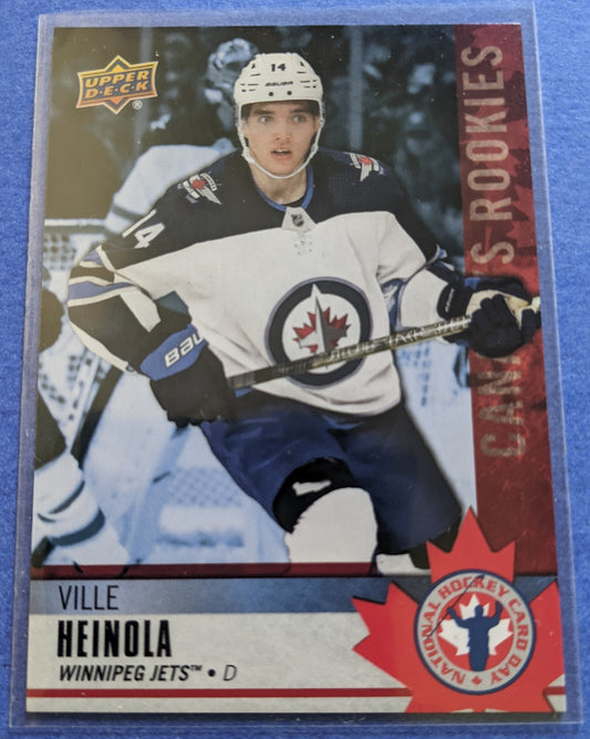 2020-21 Upper Deck National Hockey Card Day Canada's Rookies - Ville Heinola #CAN-2