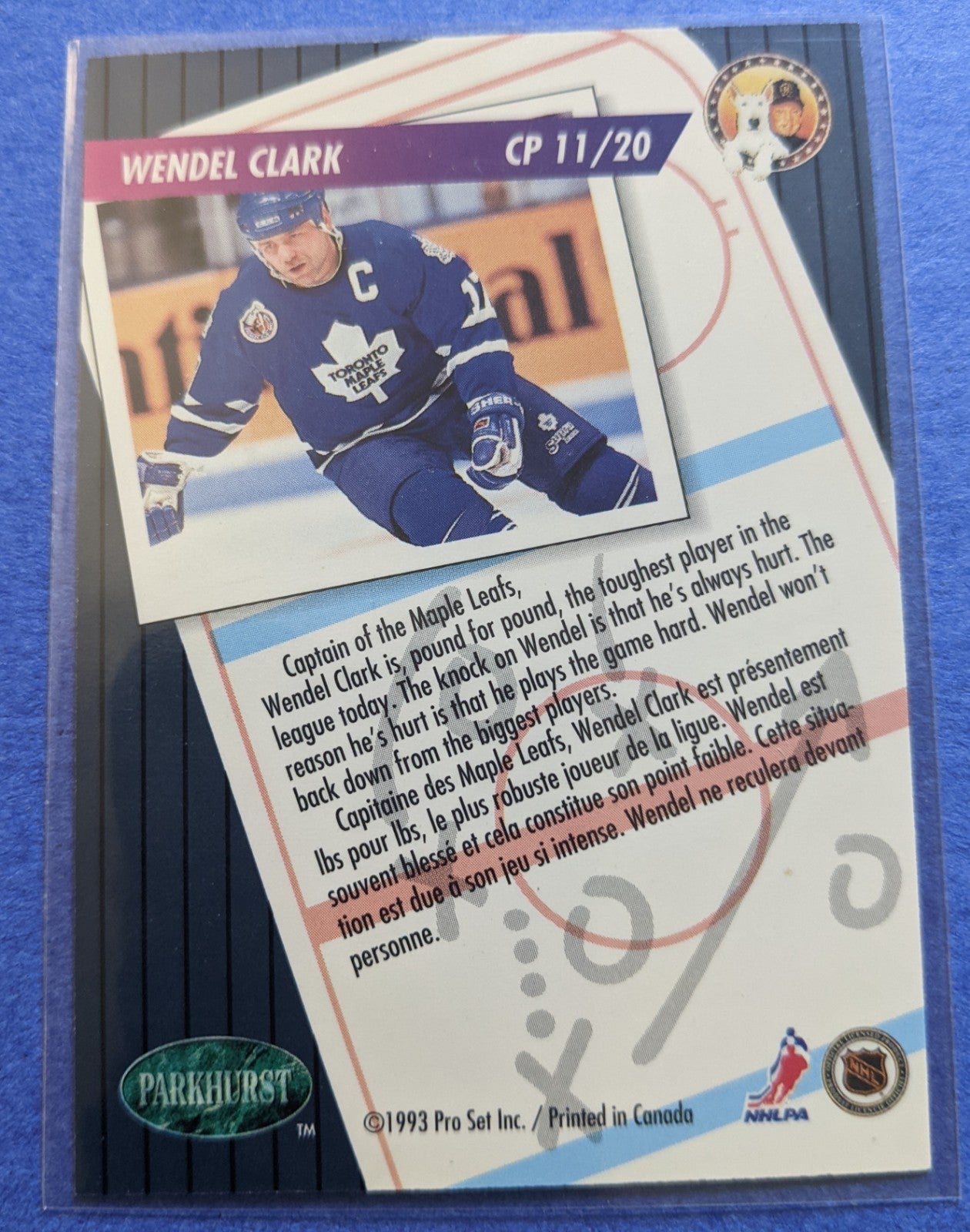 1992-93 Parkhurst Cherry Picks - Wendel Clark #CP-11