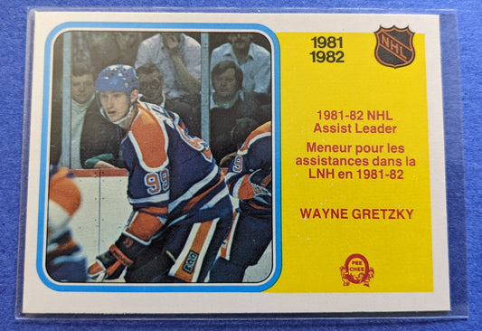 1982-83 O-Pee-Chee NHL Assist Leader - Wayne Gretzky #240