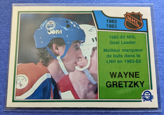 1983-84 O-Pee-Chee NHL Goal Leader - Wayne Gretzky #215