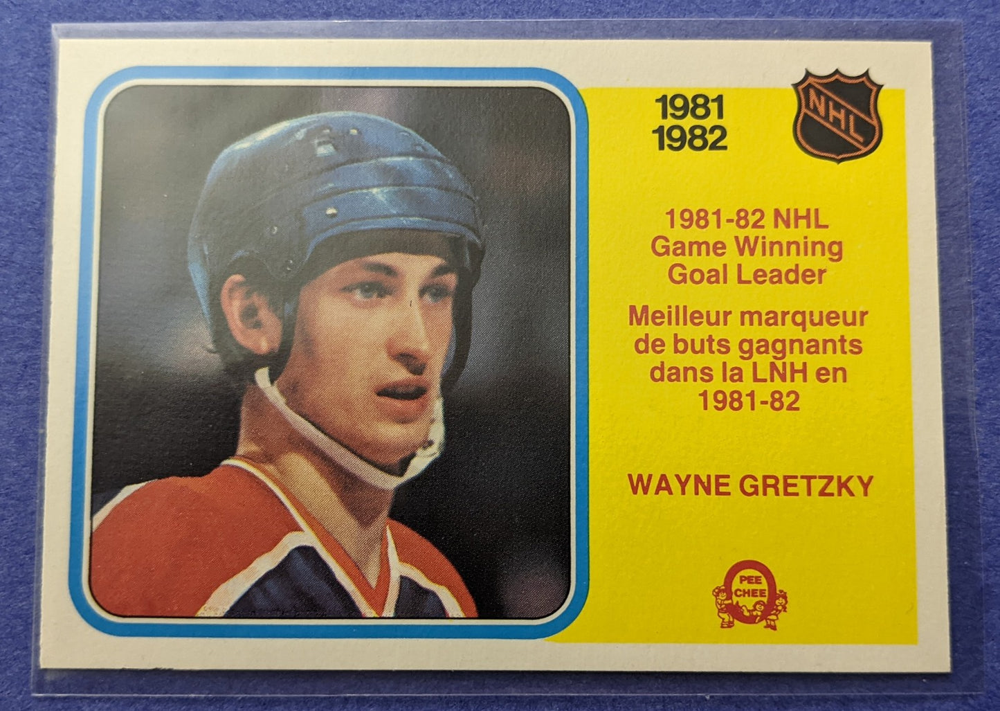 1982-83 O-Pee-Chee Game Winning Goal Leader - Wayne Gretzky #242