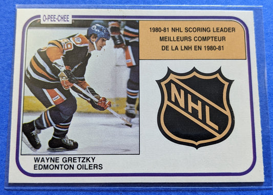 1981-82 O-Pee-Chee NHL Scoring Leader - Wayne Gretzky #384