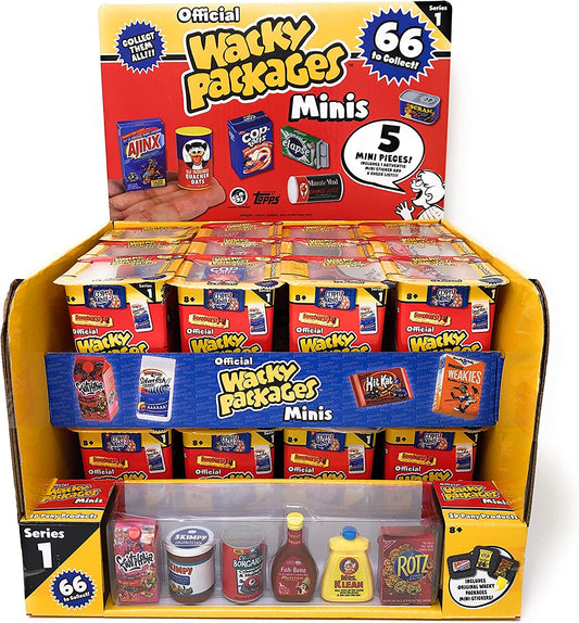 Topps Wacky Packages Minis Series 1 - 24 Cup Display Box