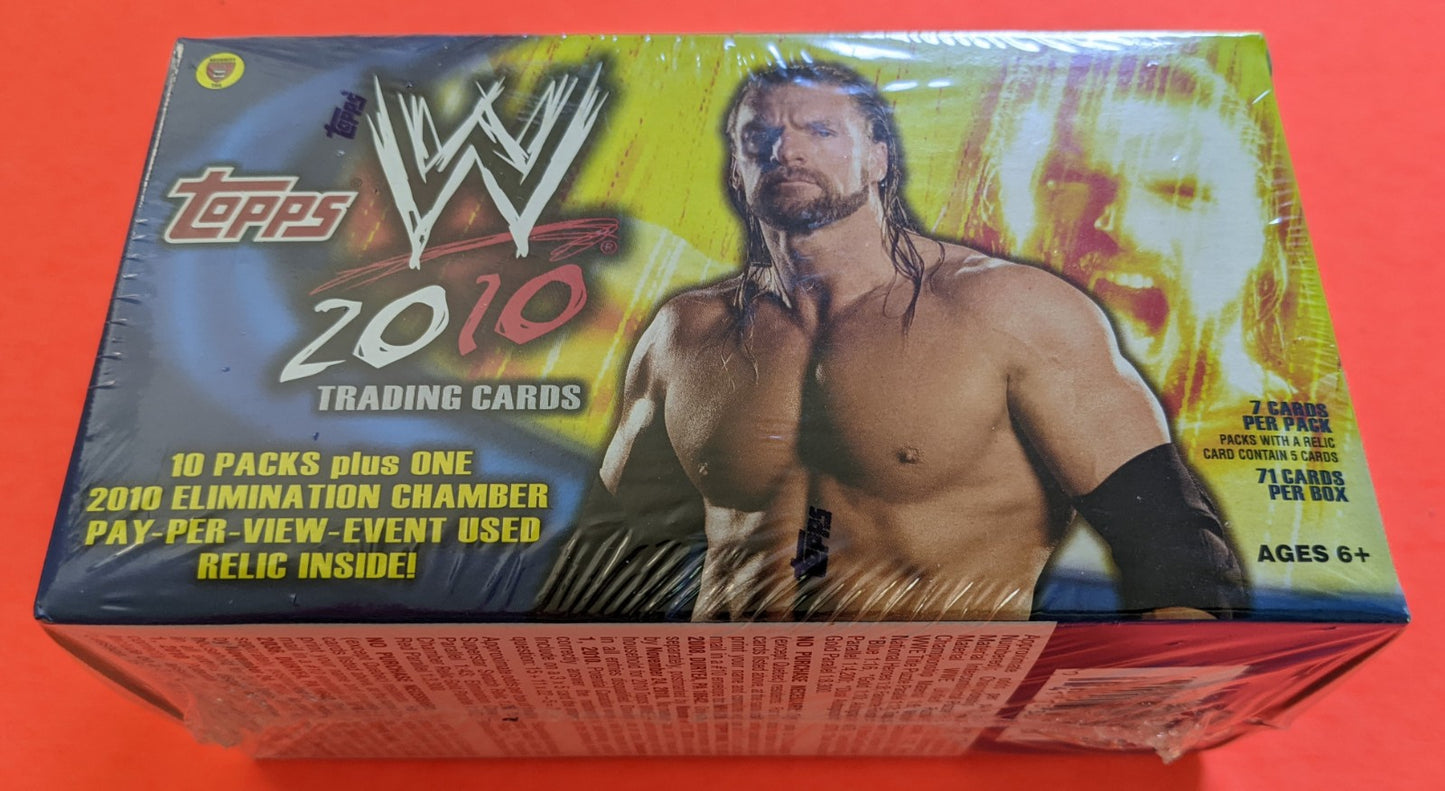 2010 Topps WWE Factory Sealed Blaster Box (Vintage) - 11 Unopened Packs