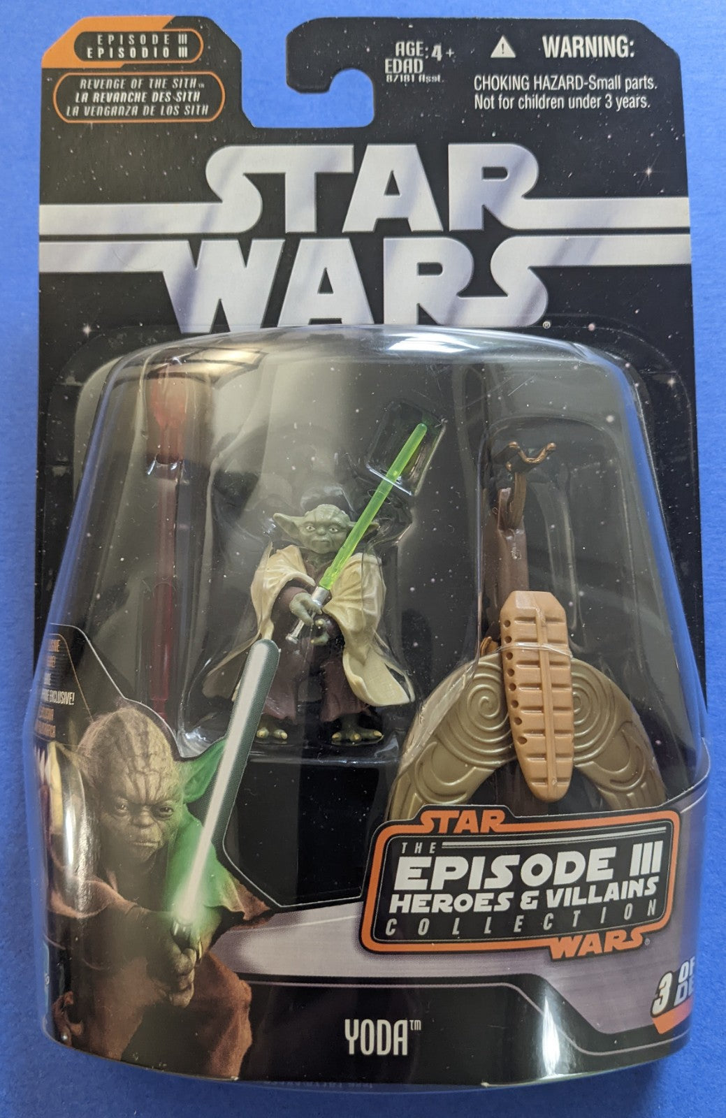 2006 Hasbro Star Wars Episode III Heroes & Villains (Vintage) - Yoda