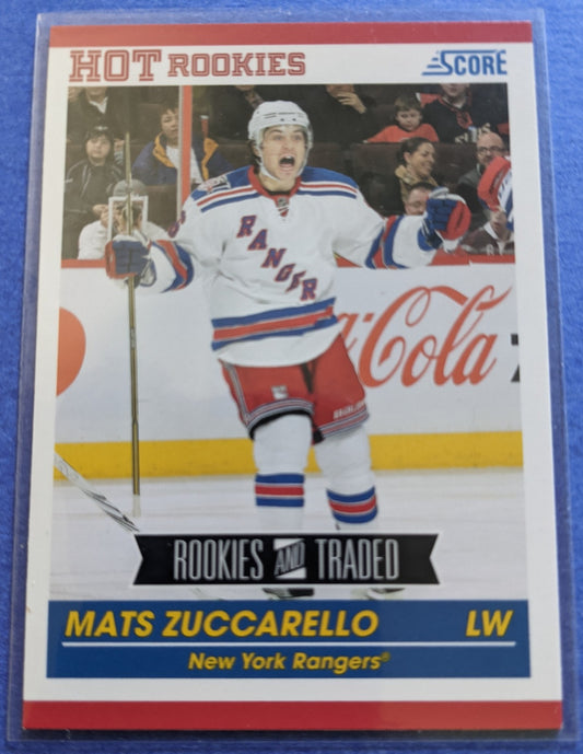 2010 Score Rookies & Traded - Mats Zuccarello RC #610