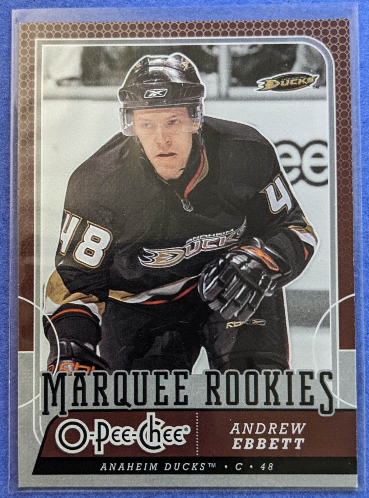 2008-09 O-Pee-Chee Marquee Rookies - Andrew Ebbett RC #560